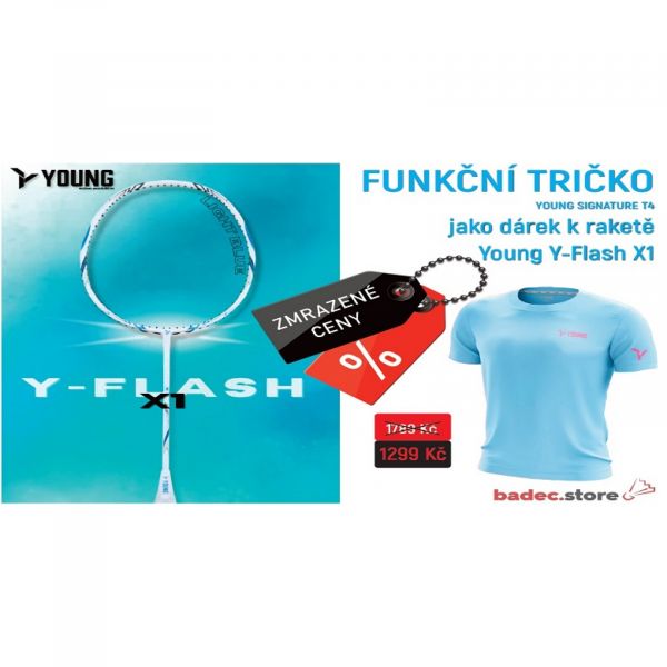 Badmintonová raketa + tričko zdarma v rámci AKCE ZMRAZENÉ CENY