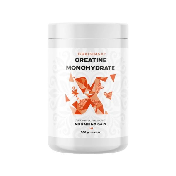 BrainMax Creatine Monohydrate, Kreatin monohydrát, 500 g 