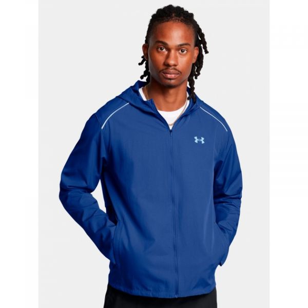Bunda Under Armour UA STORM RUN HOODED JACKET-BLU