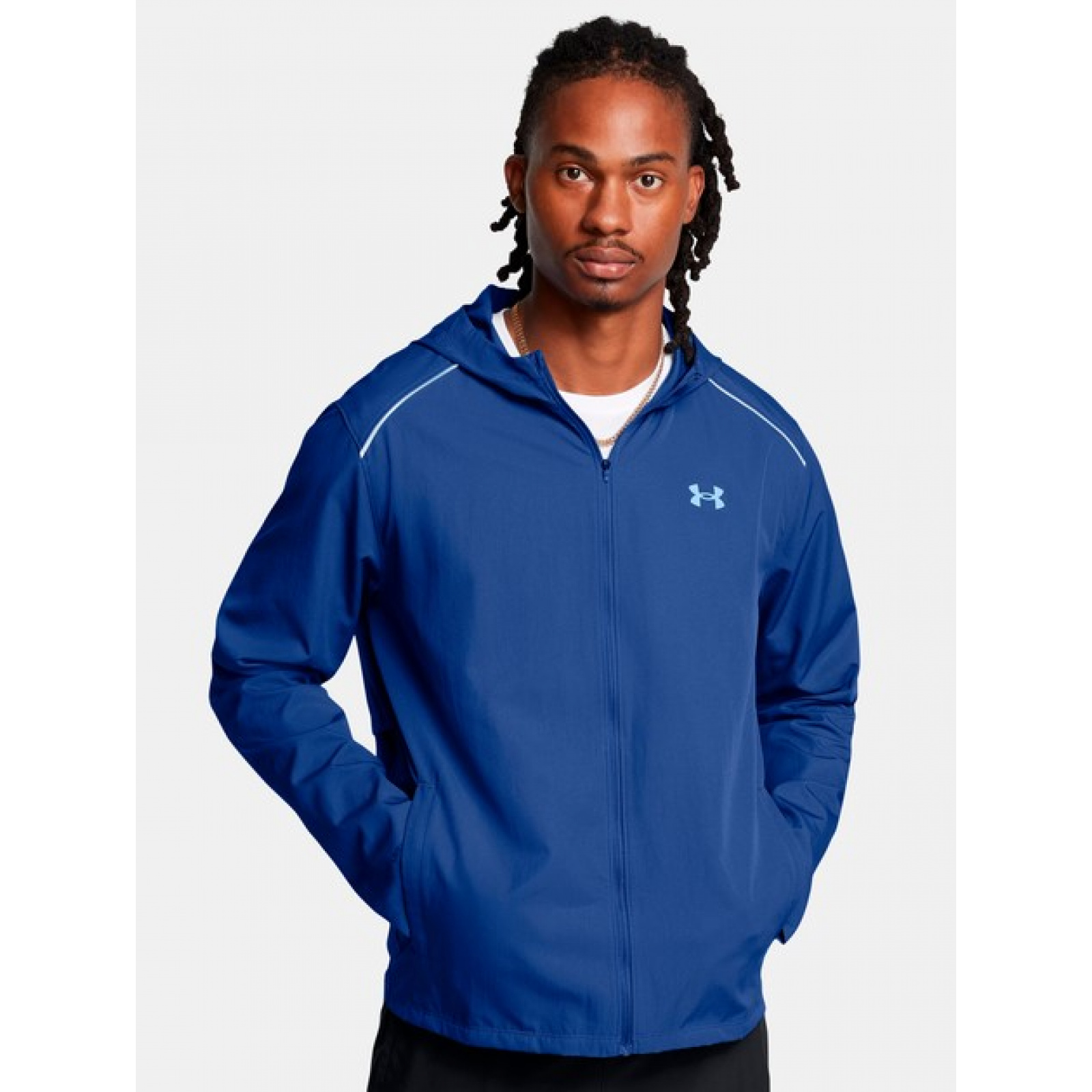 Giacca under armour blu sales