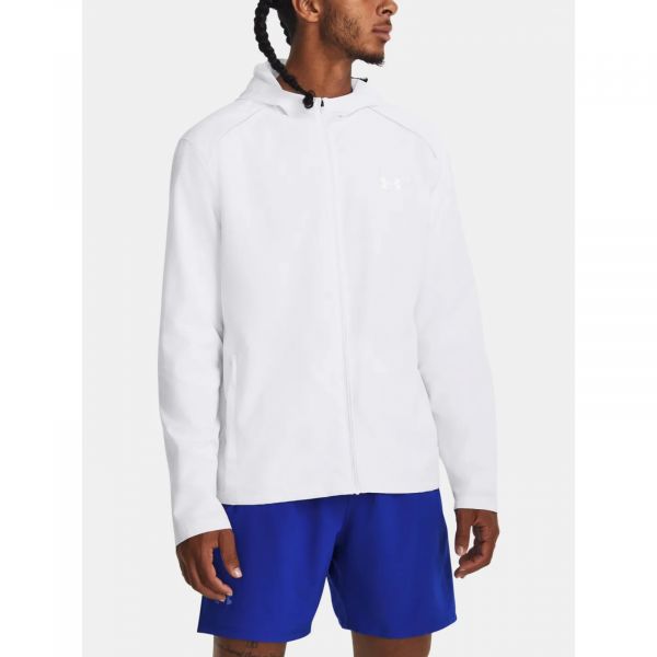 Bunda Under Armour UA STORM RUN HOODED JACKET-WHT